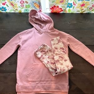 Girls sweatshirt with leggings